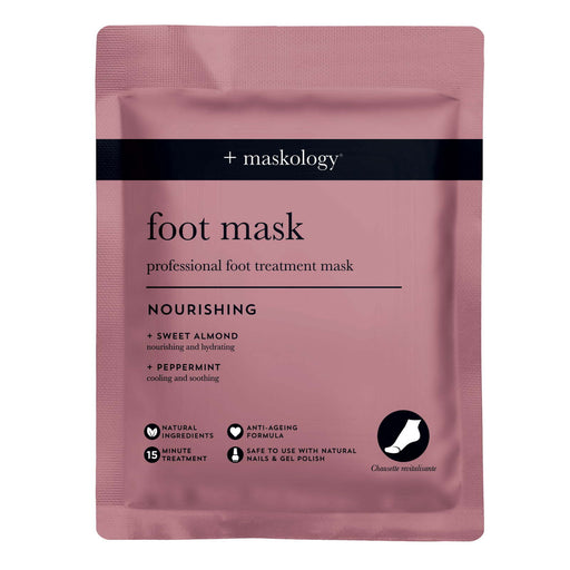 44073U Maskology FOOT MASK Pouch Front
