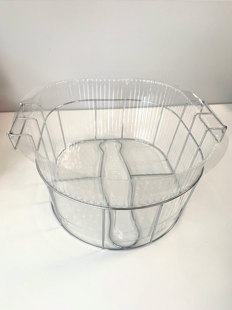 footsie liner in metal carrier