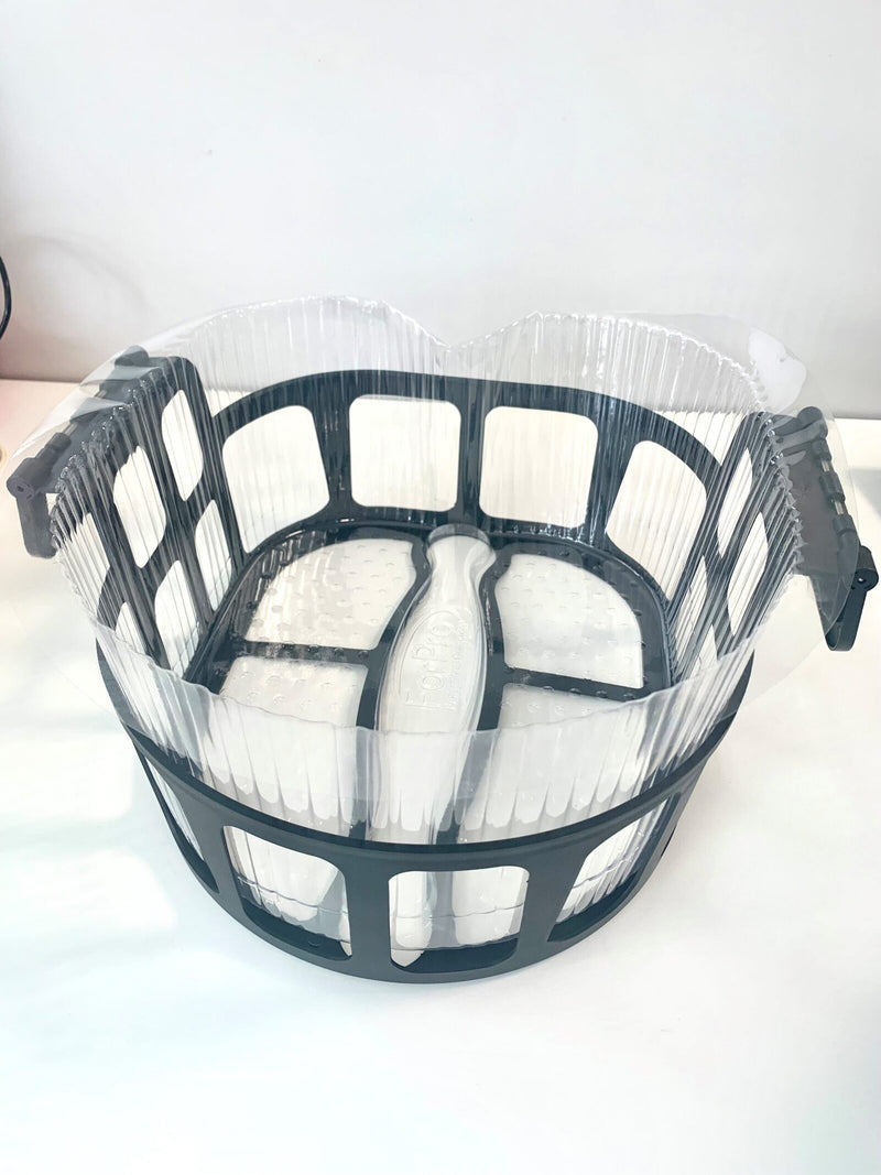 footsie liners in plastic carrier