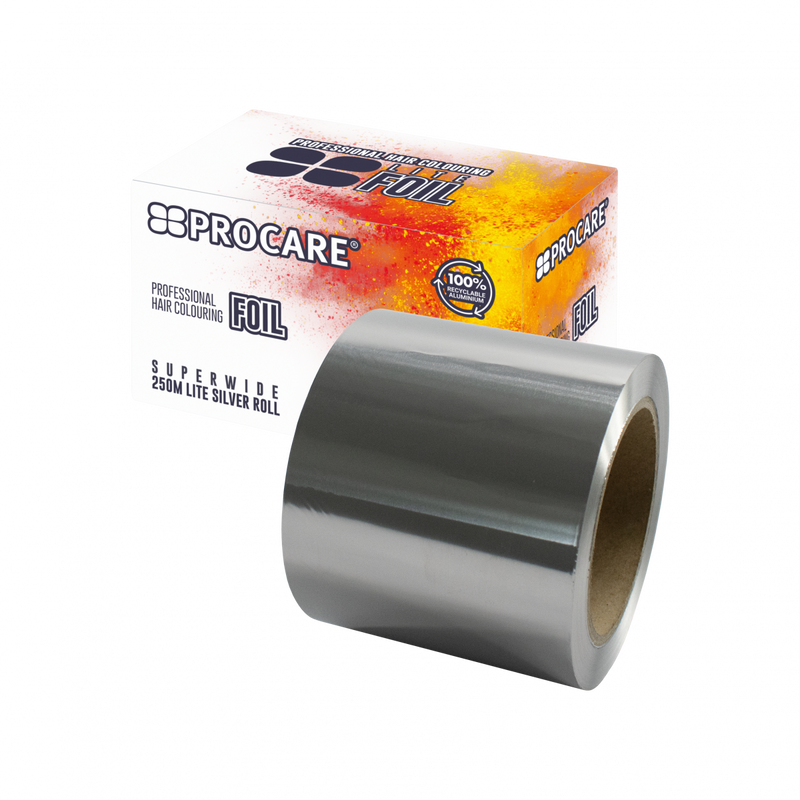 PROCARE LITE SUPERWIDE SILVER HAIR FOIL ROLL 120MM X 250MTR