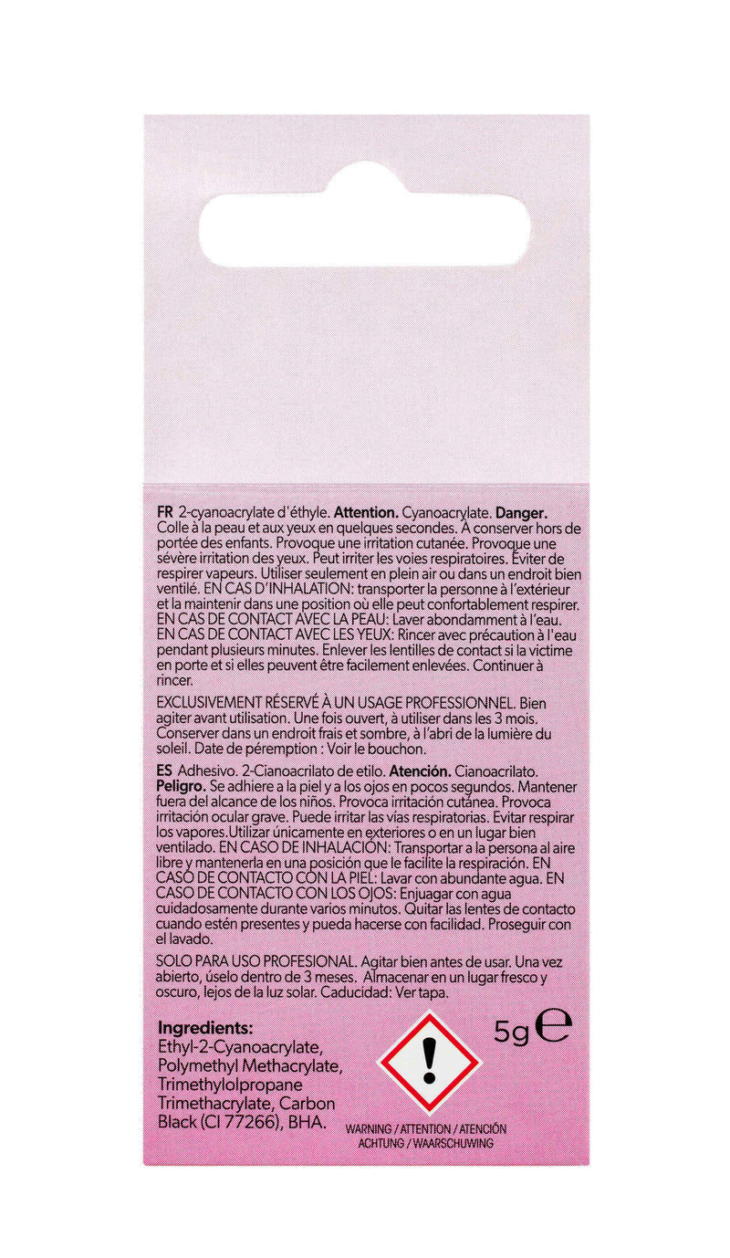 0226323N Lash Ext Fast Set Glue (back)