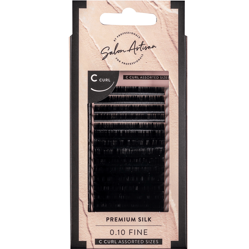 Salon Artisan Premium Silk - Fine C 0.10 - Assorted - SalonServe Hair & Beauty Supplies Ltd