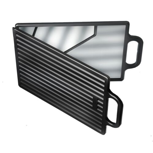 Hair Tools Double Folding Mirror Black - SalonServe Hair & Beauty Supplies Ltd