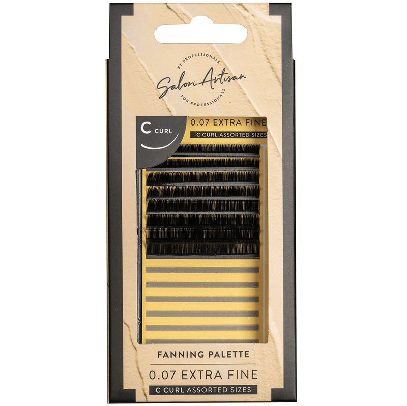 Salon Artisan Fanning Intro Kit - Extra Fine C 0.07 - Assorted - SalonServe Hair & Beauty Supplies Ltd