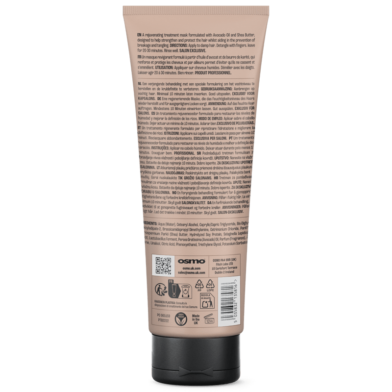 OSMO Curl Revival Renourishing Mask 250ml - SalonServe Hair & Beauty Supplies Ltd