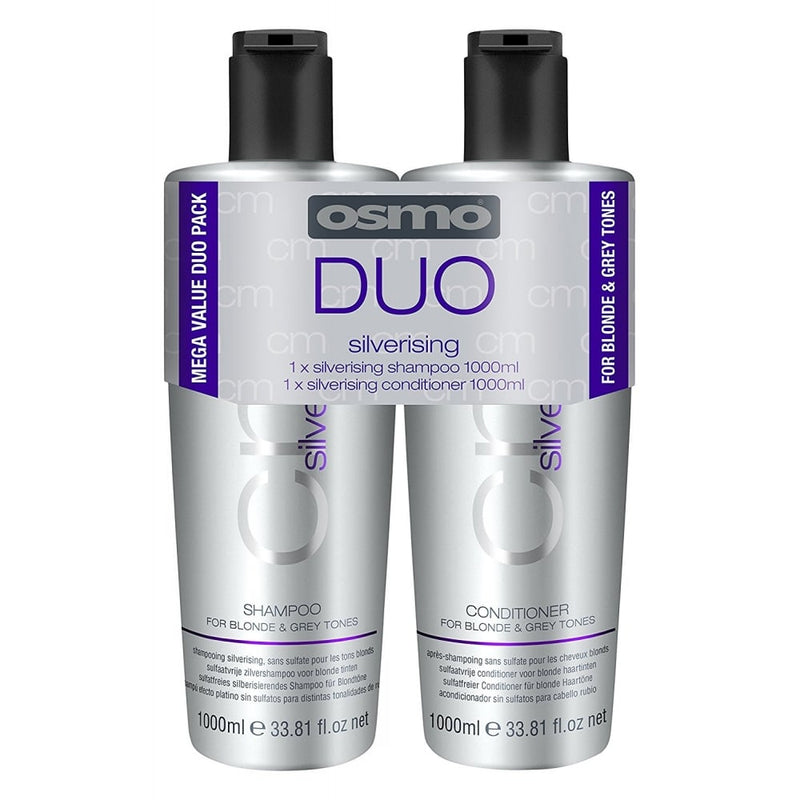 Silverising Shampoo & Conditioner DUO 2 x 1000ml - SalonServe Hair & Beauty Supplies Ltd