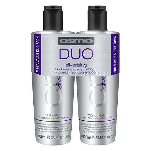 Silverising Shampoo & Conditioner DUO 2 x 1000ml - SalonServe Hair & Beauty Supplies Ltd
