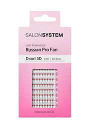 Salon System ProFan Lash Extensions 5D 8 - 13mm D Curl - SalonServe Hair & Beauty Supplies Ltd
