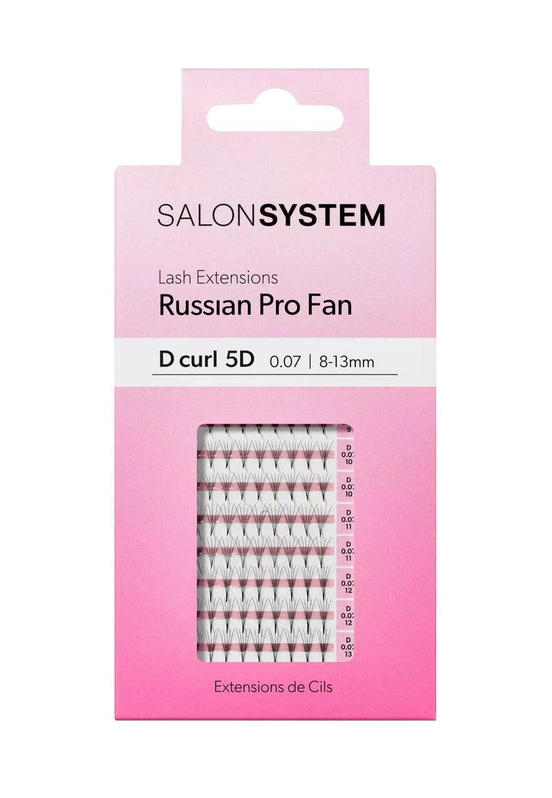 Salon System ProFan Lash Extensions 5D 8 - 13mm D Curl - SalonServe Hair & Beauty Supplies Ltd