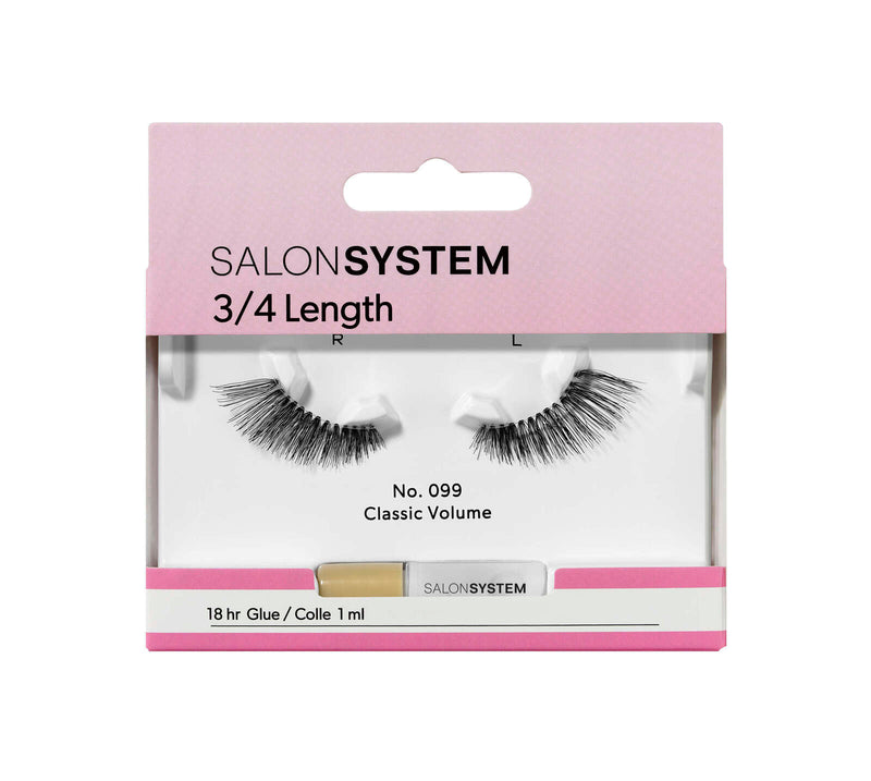 NEW Salon System 3/4 length Strip Lashes