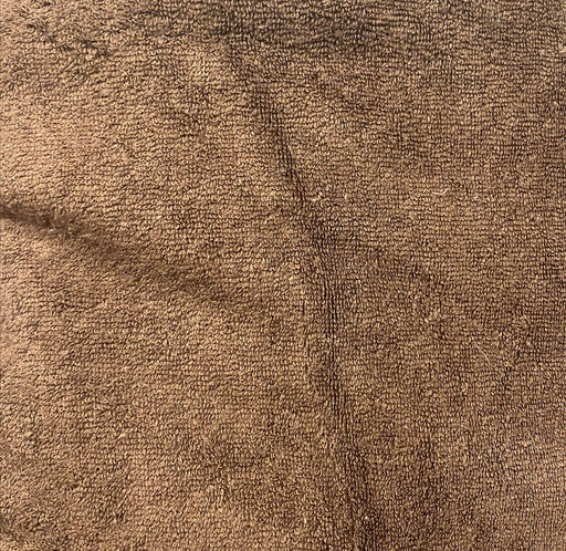 Bitter chocolate towelling couch cover