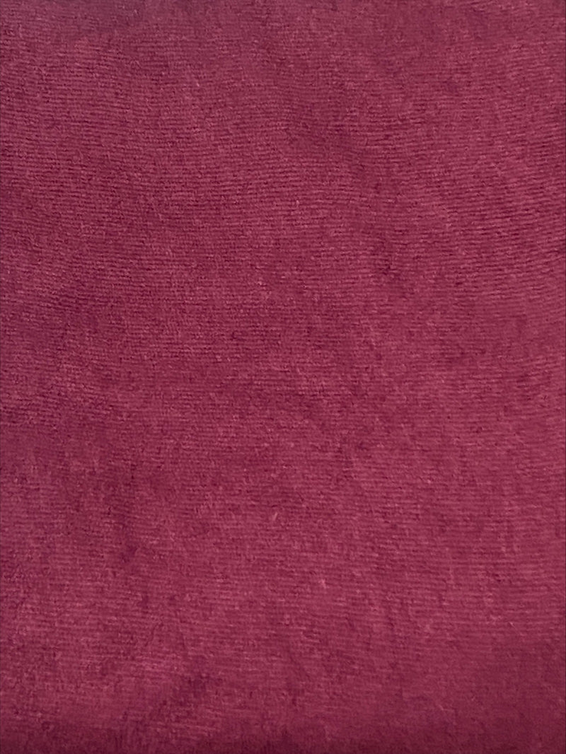 Burgandy towelling couch cover