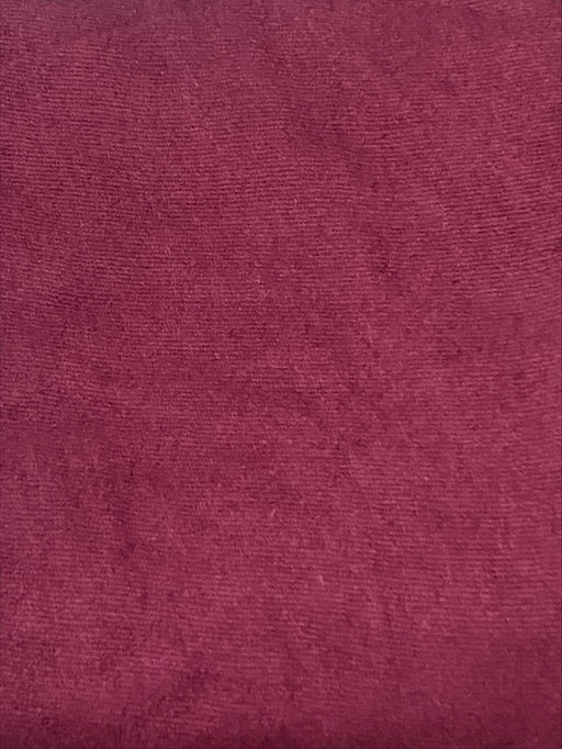 Burgandy towelling couch cover