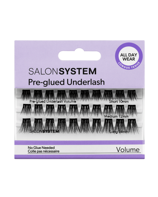 Salon System Underlash Pre - Glued - Volume Mixed Pack - SalonServe Hair & Beauty Supplies Ltd