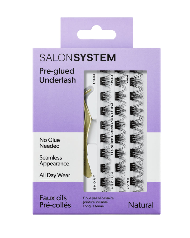 pre glued underlash natural