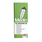 Medic Tall Disinfectant Jar - SalonServe Hair & Beauty Supplies Ltd