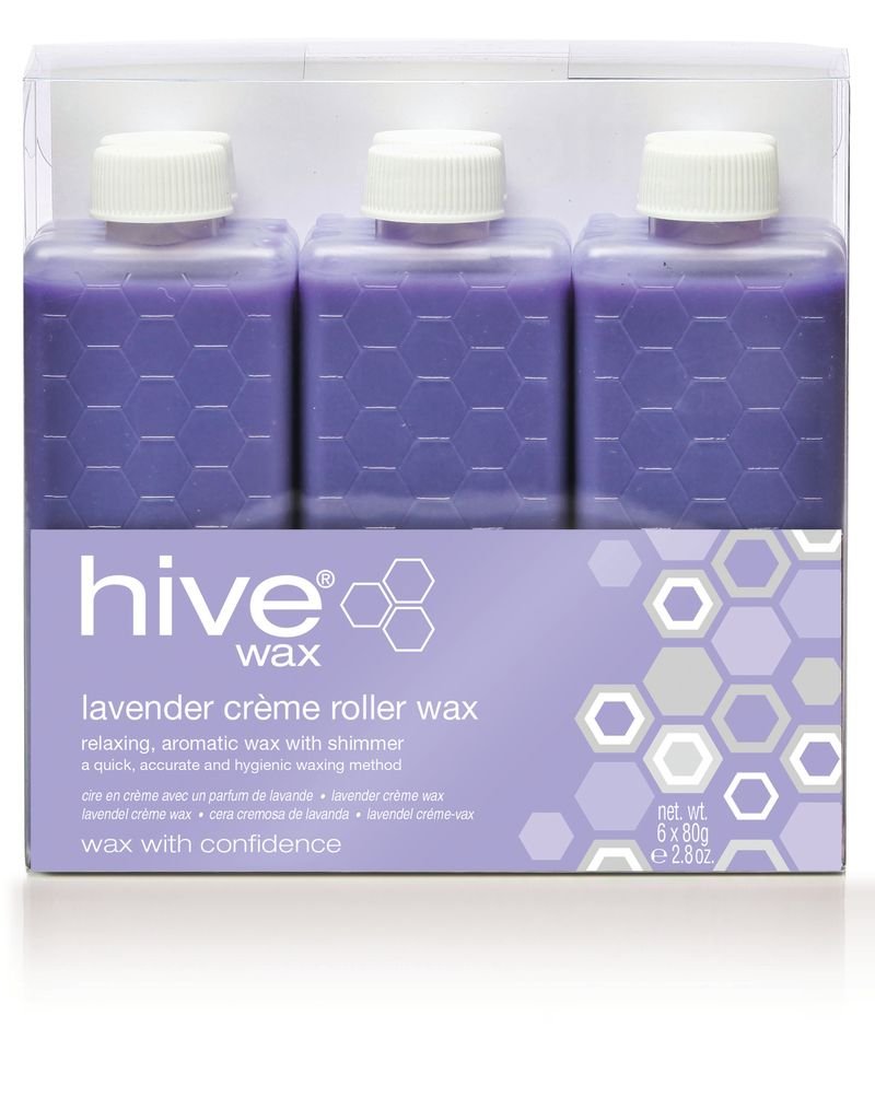 Hive Lavender Shimmer Crème Roller Wax 80g (6) - SalonServe Hair & Beauty Supplies Ltd