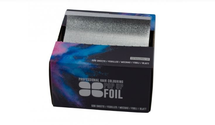 PROCARE EMBOSSED POPUP SILVER 130MM X 280MM 500 SHEETS - SalonServe Hair & Beauty Supplies Ltd
