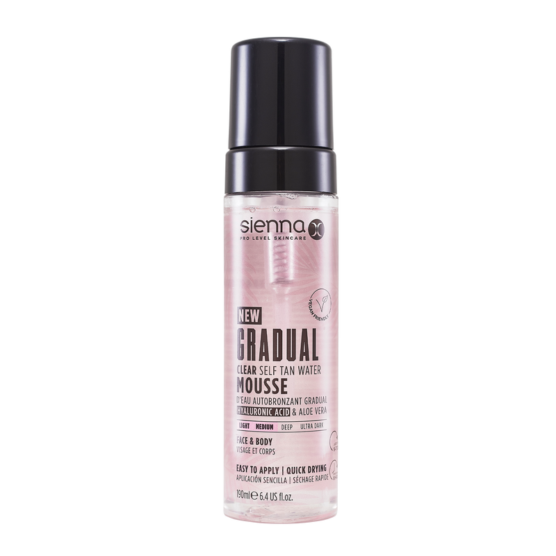 Gradual Clear Self Tan Water Mousse_Pack Shot_Transparent