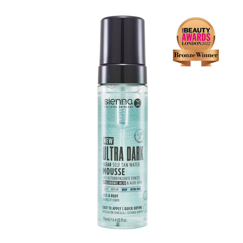 Ultra Dark Clear Self Tan Water Mousse_Pure Beauty Award