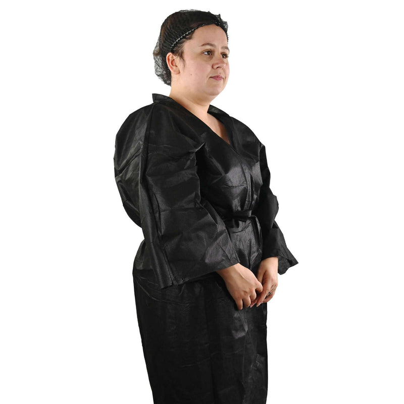 Disposable & Washable Kimono_On Person