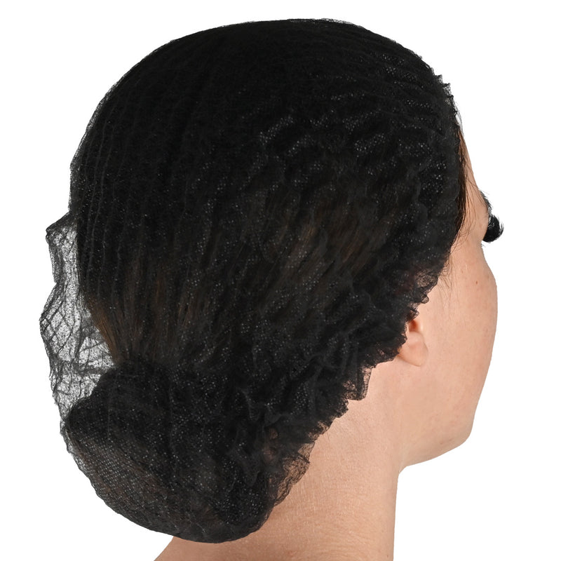 Disposable Hair Caps_on Head_Side