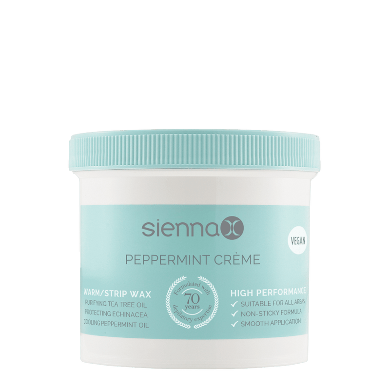 Sienna X Peppermint Creme Warm Wax 450g - SalonServe Hair & Beauty Supplies Ltd