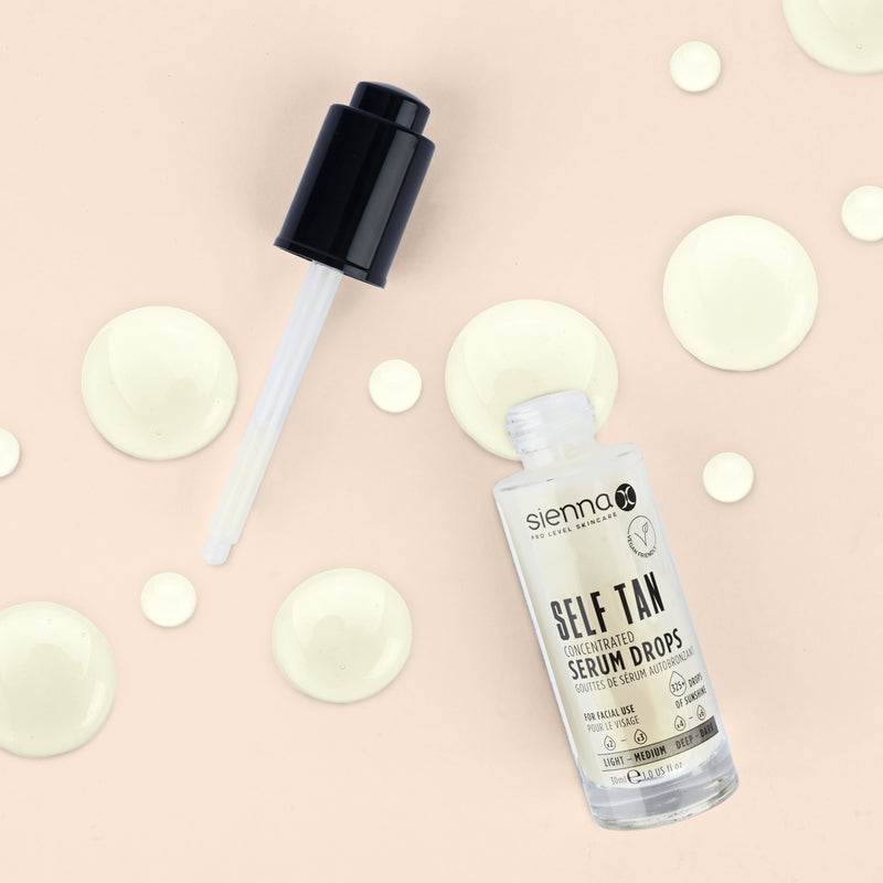 Self Tan Concentrated Serum Drops_Droplets