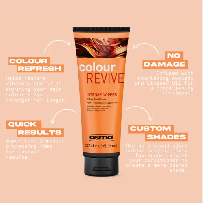 OSMO Colour Revive - Intense Copper 225ml - SalonServe Hair & Beauty Supplies Ltd