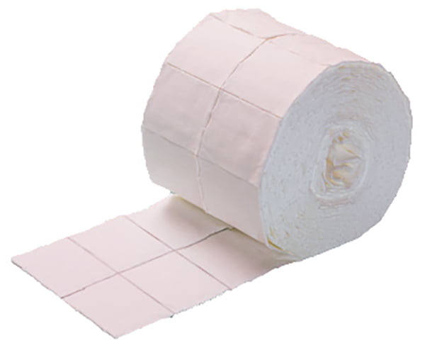 Nail wipes on roll