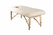 Deluxe Ultra Fleece Couch Cover - Cream - With Or Without Face Hole - SalonServe Hair & Beauty Supplies Ltd