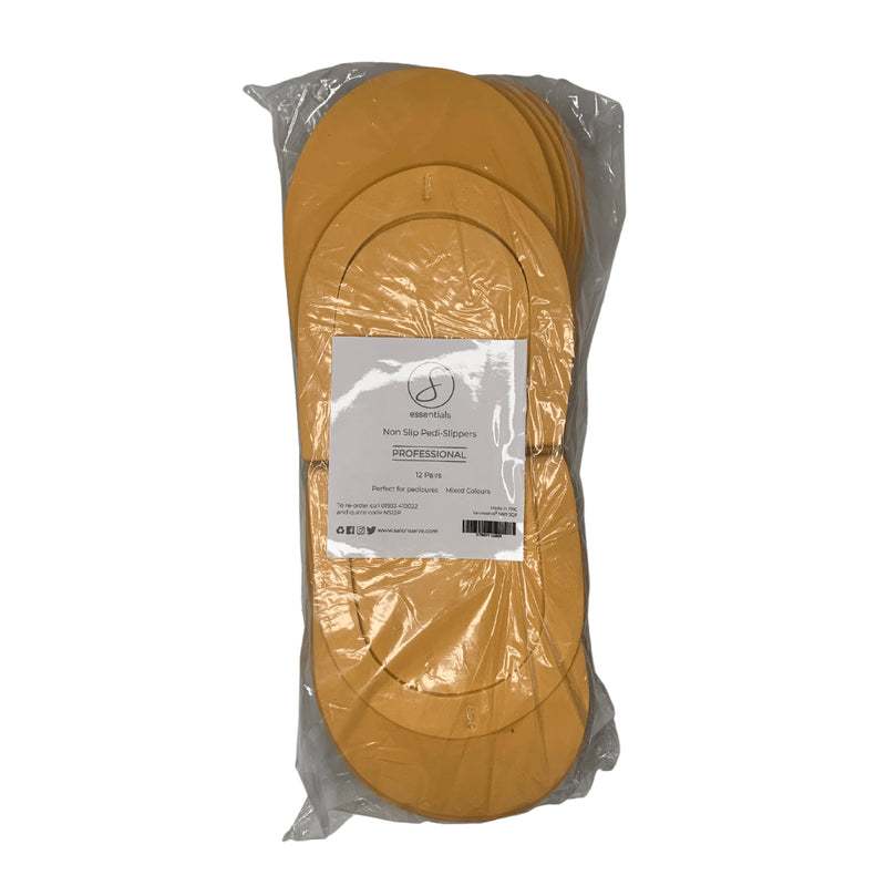 Non - Slip Pedi Slippers - 12 Pairs - SalonServe Hair & Beauty Supplies Ltd