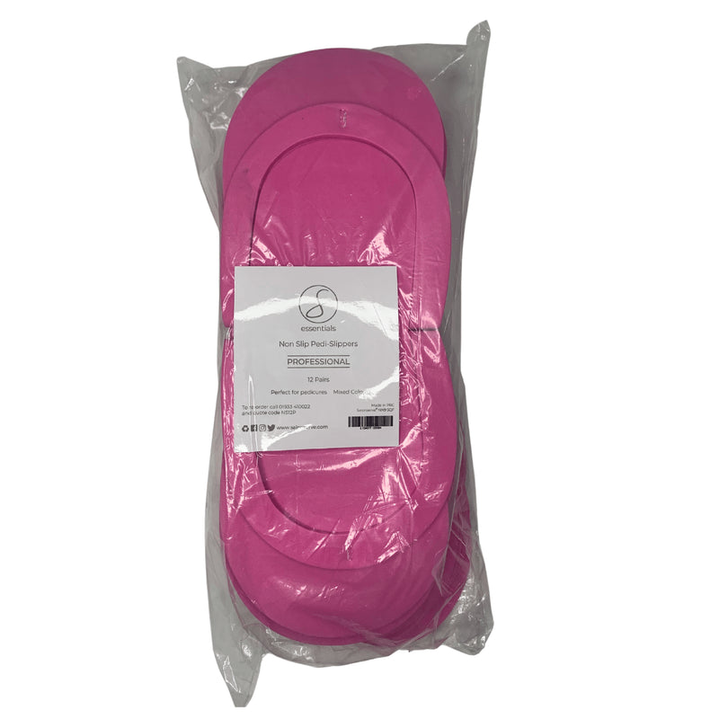 Non - Slip Pedi Slippers - 12 Pairs - SalonServe Hair & Beauty Supplies Ltd