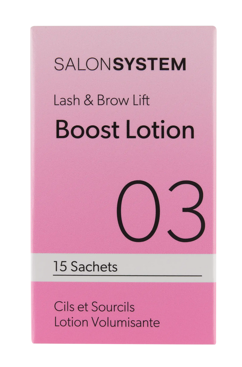 0226187R Lash &amp; Brow Lift Step 3 Boost Sachet (front)