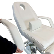electric beauty salon treatment couch with removeable arm rests