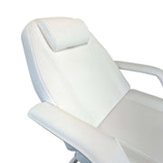 electric beauty salon treatment couch with breathe hole pillow inserted