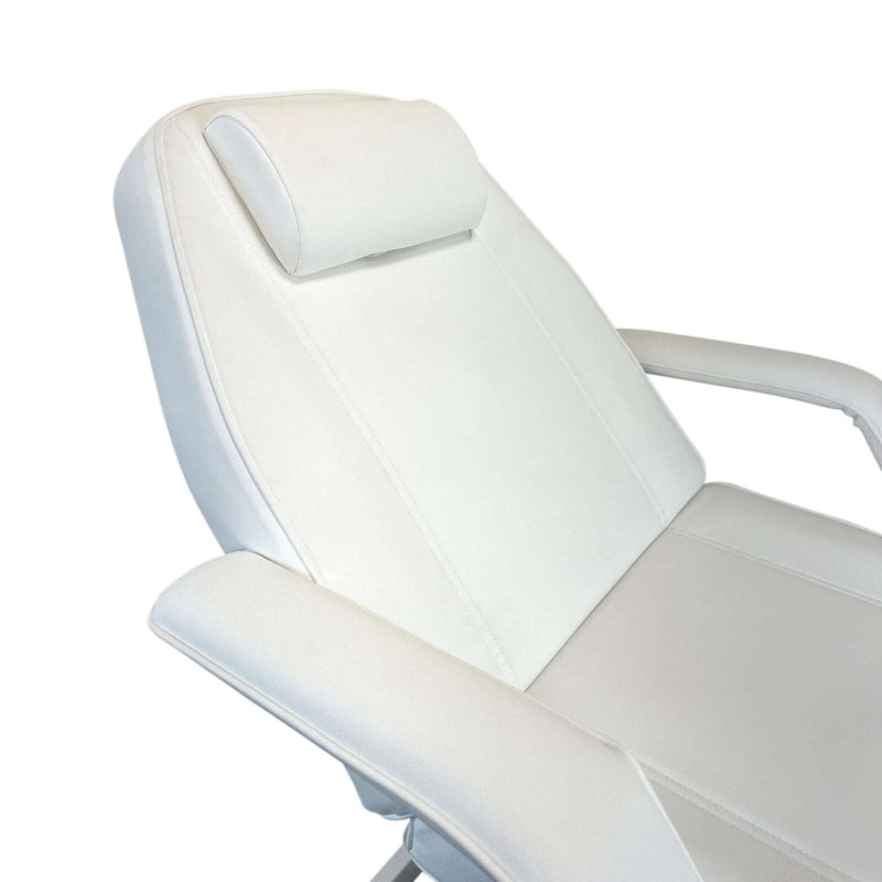 electric beauty salon treatment couch with breathe hole pillow inserted