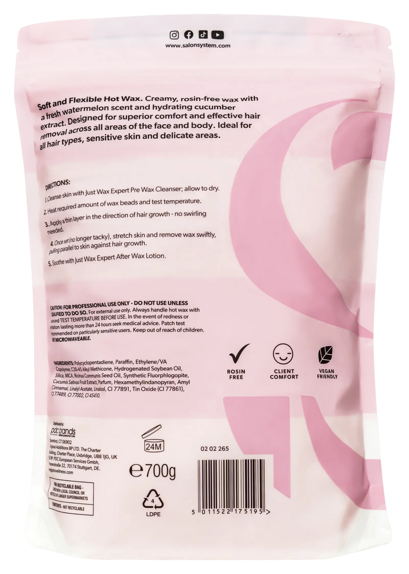 0202236 JW Expert Watermelon Hot Wax (back)