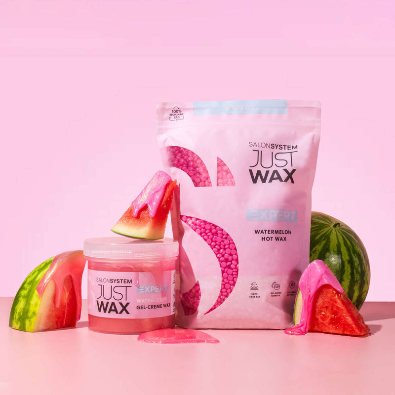 0202265 and 0202236 JW Watermelon Strip &amp; Hot Wax (Combined Creative Image)