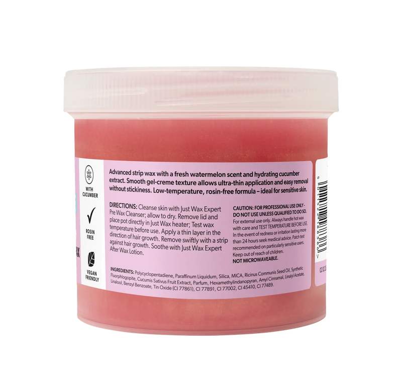 0202265 JW Expert Watermelon Strip Wax (back)