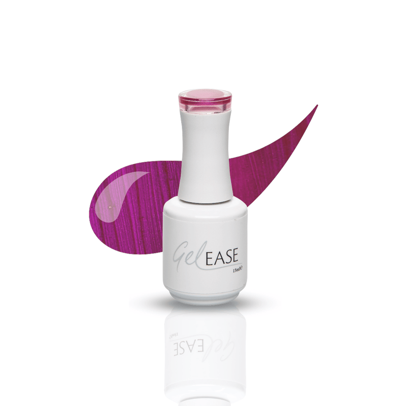 Gelease gel nails Smoldering Pink Metallic