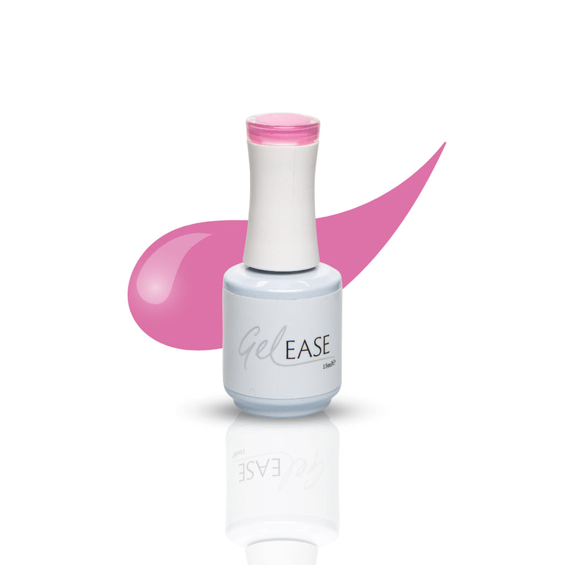 Gelease gel nails raspberry ripple pink