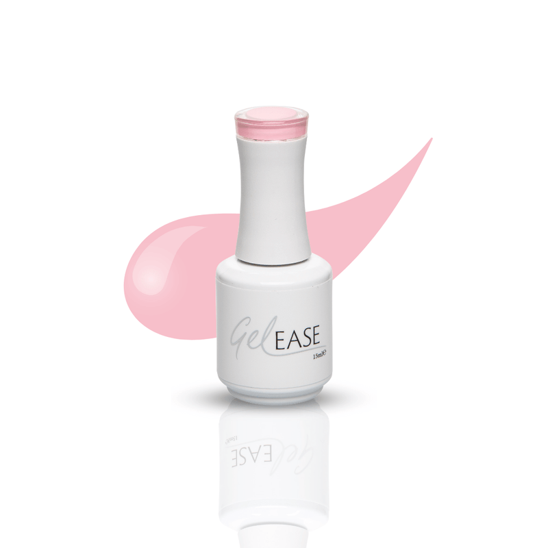 Gelease gel nails Strawberries and cream pink