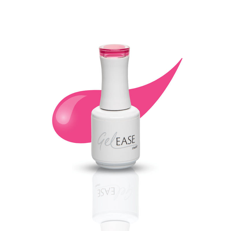 Gelease gel nails summer pink