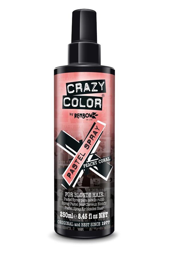 Crazy Color - Pastel Spray Peachy Coral 250ml - SalonServe Hair & Beauty Supplies Ltd