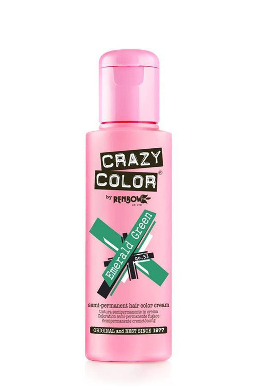 Crazy Color - 53 Emerald Green 100ml - SalonServe Hair & Beauty Supplies Ltd