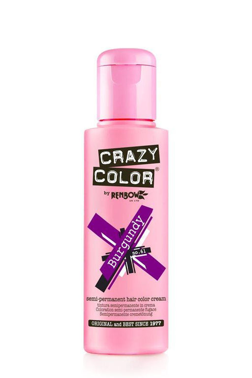 Crazy Color - 61 Burgundy 100ml - SalonServe Hair & Beauty Supplies Ltd
