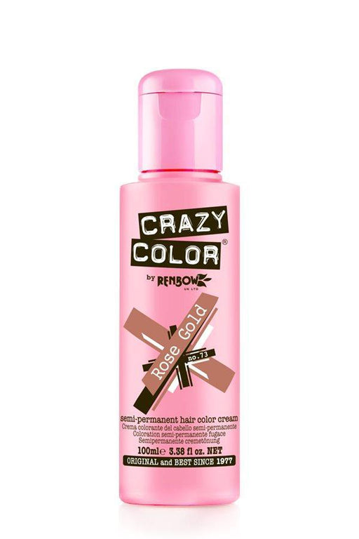 Crazy Color - 73 Rose Gold 100ml - SalonServe Hair & Beauty Supplies Ltd