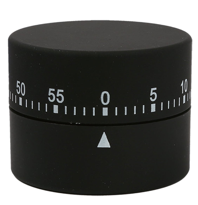 Hair Tools - Black 60 minute timer with rubberised finish - SalonServe Hair & Beauty Supplies Ltd