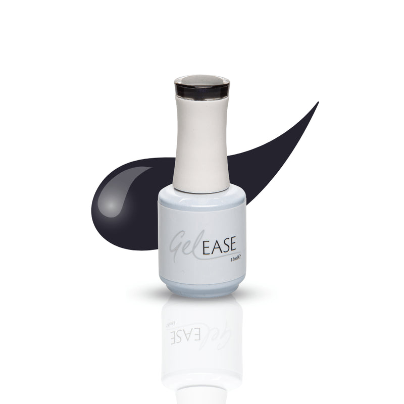 Gelease gel nails midnight dark